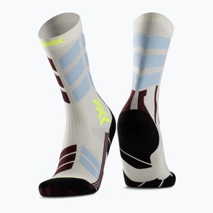 Women's ski socks X-Socks X-Country Perform Crew light sand/cool water