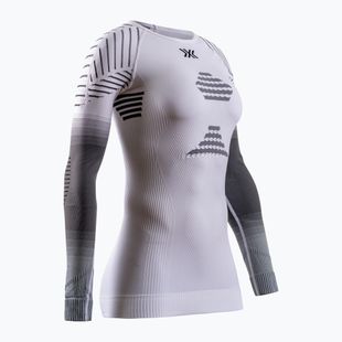 Women's thermal active sweatshirt X-Bionic Invent Fx Shirt white/grey/light grey