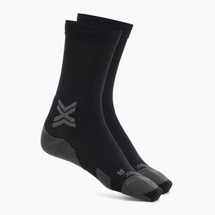 X-Socks Run Discover Crew black/charcoal socks