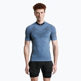 Men's X-Bionic Twyce Race slate blue/x black running shirt