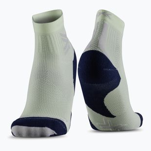 Men's X-Socks Run Discover Ankle socks neolime/x black