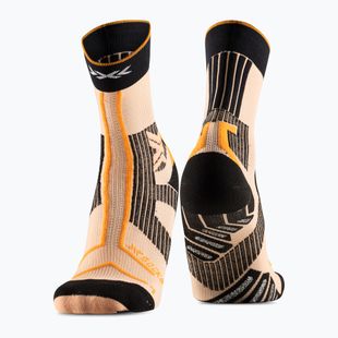 X-Socks Trailrun Terraskin Expert Crew fresh peach/x black/blazing orange socks