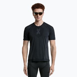 Men's X-Bionic Xceed Run x black/rhino grey running shirt