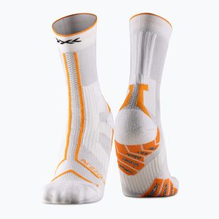 X-Socks Trailrun Terraskin Expert Crew x white/blazing orange socks