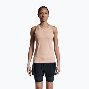 Women's running T-shirt X-Bionic Xceed Run fresh peach/dusty rose