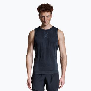 Men's X-Bionic Xceed Run x black/rhino grey running tank top