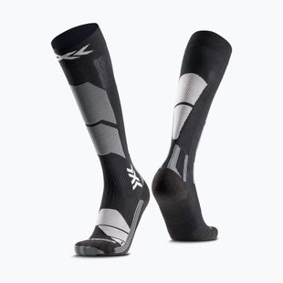 Women's ski socks X-Socks Ski Perform Otc x black/light grey