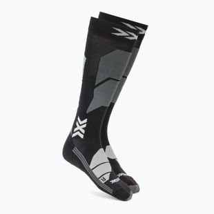 Women's ski socks X-Socks Ski Perform Otc x black/light grey