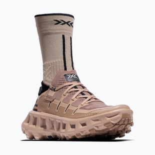 Running shoes + socks X-Bionic Terraskin X01 sand/dark Sand