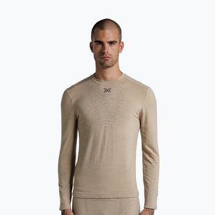 Men's thermal long sleeve  X-Bionic Mightywool sand