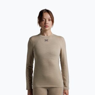 Women's thermal active sweatshirt X-Bionic Mightywool sand