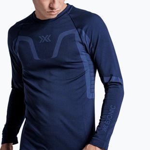 Men's thermal sweatshirt X-Bionic X-Ential Baselayer LS marine