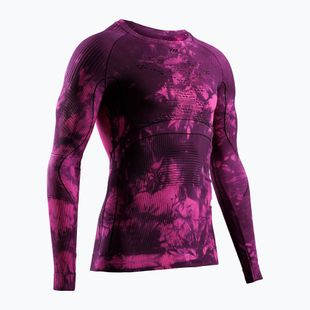 Thermal sweatshirt X-Bionic Energy Accumulator Wild LS tiedye x black/fluo pink