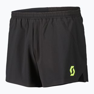 Men's running shorts SCOTT RC Run Split black/yellow