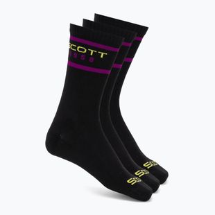 Socks SCOTT Retro Casual Crew 3 pairs black