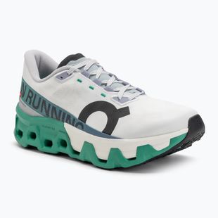 Men's On Cloudmonster Hyper white/mint running shoes