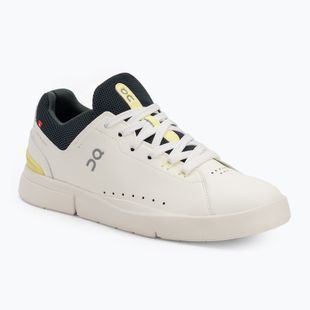 Men's On The Roger Advantage ivory/evergreen shoes