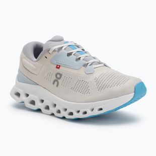 Women's On Cloudstratus 3 cream/arctic running shoes