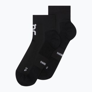 Socks On Core Run Mid 2 pairs black
