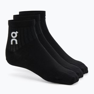 Socks On Logo Sock Mid 3 pairs black