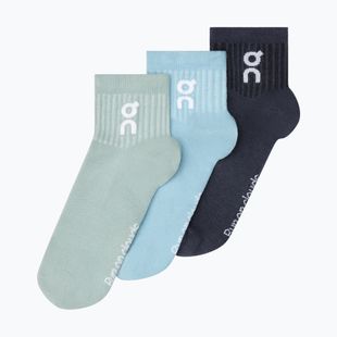 Socks On Logo Sock Mid 3 pairs wash/navy