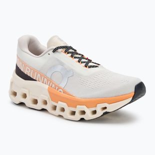 Women's On Cloudmonster 2 ivory/tangerine running shoes