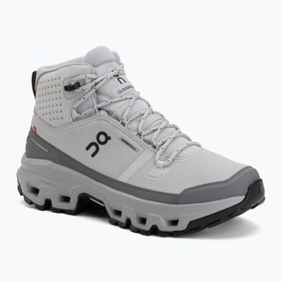 Men's hiking boots On Cloudrock Mid Waterproof glacier/alloy