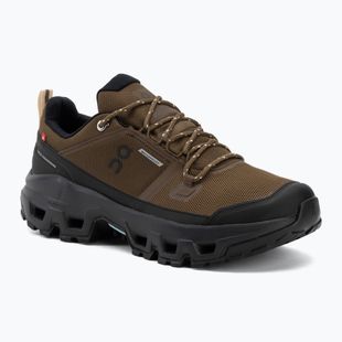 Women's shoes On Cloudrock Low Waterproof earth/black