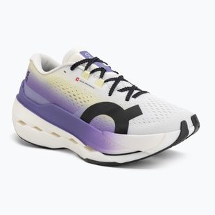 Women's running shoes On Cloudboom Max white/juniper