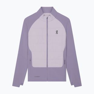 Women's running jacket On Weather Hybrid mallow/foxglove