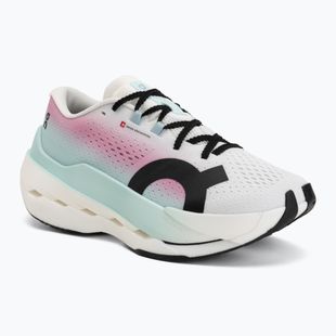 Women's running shoes On Cloudboom Max white/celeste