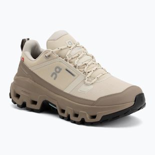 Women's hiking boots On Cloudrock Low Waterproof grain/soba