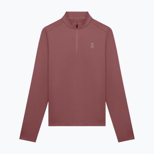 Women's running sweatshirt On Core 1/4 Zip barberry