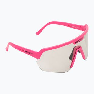 SCOTT Sport Shield LS acid pink/grey light sensitive sunglasses