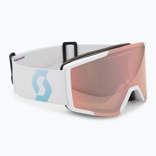 SCOTT Shield white/soft pink/enhancer rose chrome ski goggles