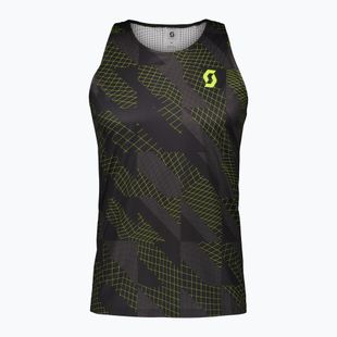 Men's running top SCOTT RC Run Tank black/yellow