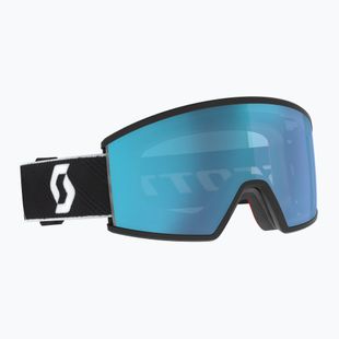 Ski goggles SCOTT Ambit black/white/amp aurora green chrome