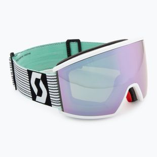 Ski goggles SCOTT Ambit white/mint green/amp lavender chrome