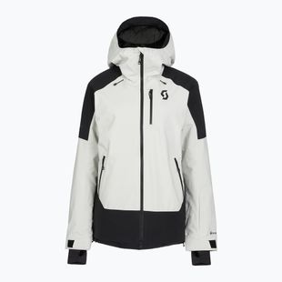Women's ski jacket SCOTT Ultimate GTX dust white/black