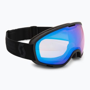Ski goggles SCOTT Unlimited II OTG mineral black/amp iluminator blue chrome
