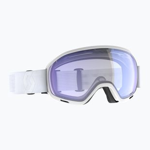 Ski goggles SCOTT Unlimited II OTG mineral white/amp iluminator blue chrome