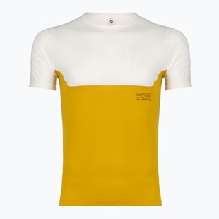 Men's running shirt SCOTT Endurance Tech white/sundial yellow