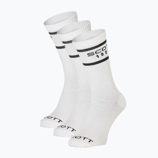 Socks SCOTT Retro Casual Crew 3 pairs white/black