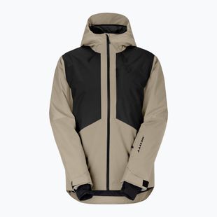 Men's ski jacket SCOTT Ultimate Dryo 10 portobello beige/black