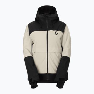 Women's ski jacket SCOTT Ultimate Dryo 10 latte beige/black