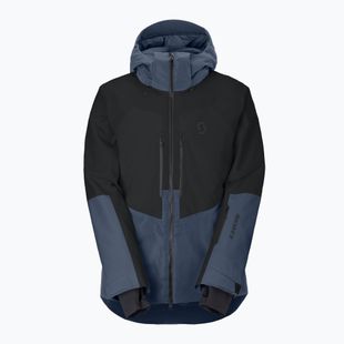 Men's ski jacket SCOTT Ultimate Dryo black/dusk blue
