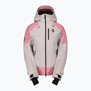 Women's ski jacket SCOTT Ultimate GTX wax pink/cocoa red