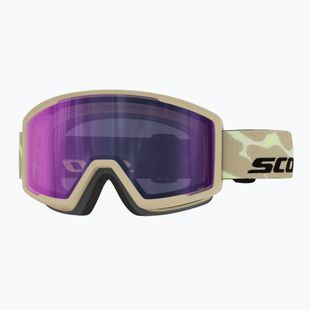 Ski goggles SCOTT Trace Pro Comact Light Sensitive S2-4 mojave beige/amp ls blue chrome