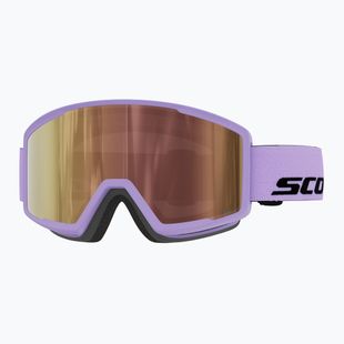Ski goggles SCOTT Trace Pro Compact Light Sensitive S1-3 sherbet purple/black/amp ls cinnamon chrome