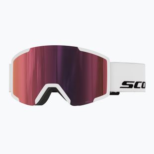 Ski goggles SCOTT Shield white/amp red chrome
